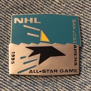 1995 NHL All Star Game Pin~San Jose Arena ~ Sharks ~ Hockey ~by Peter David Inc.